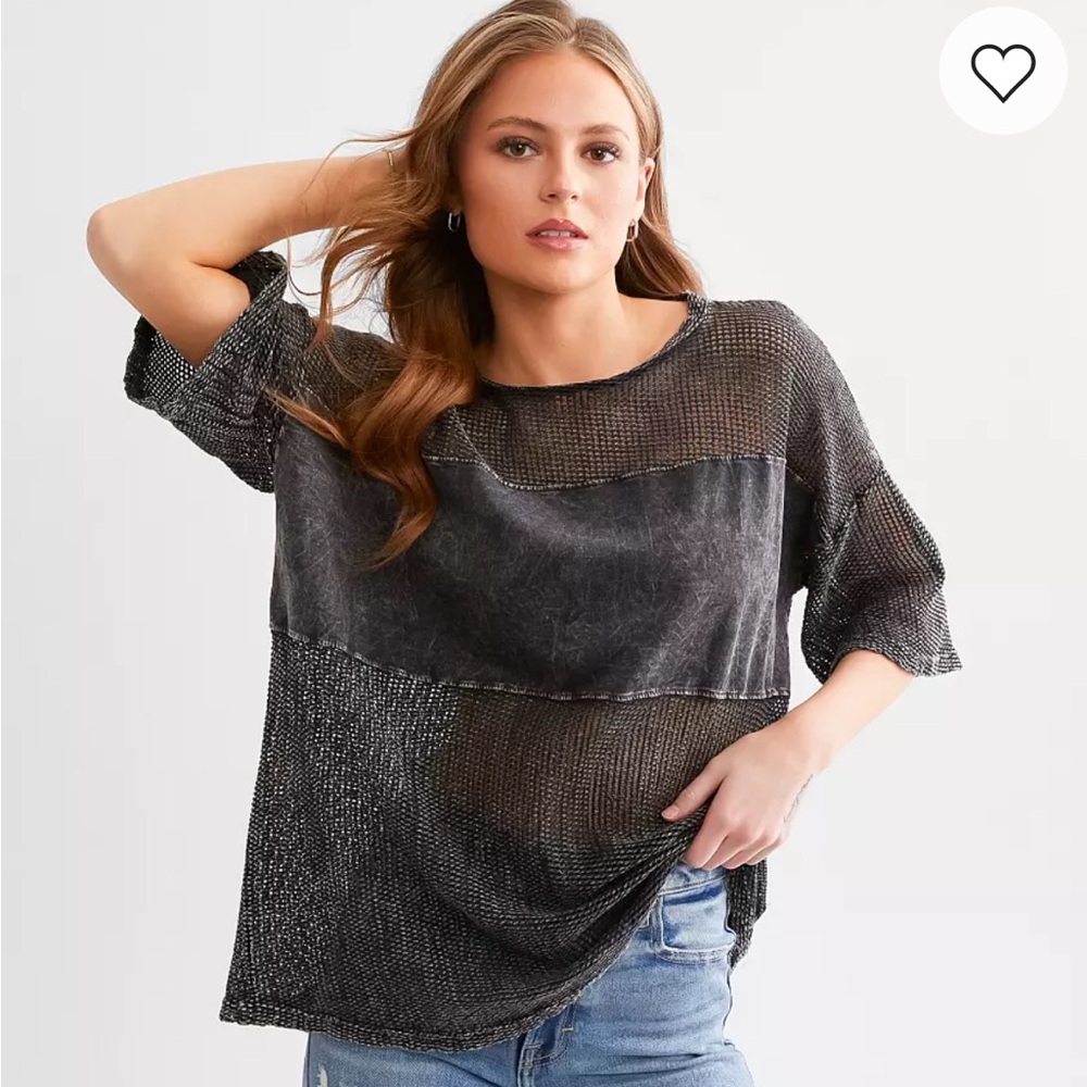 Black Fishnet Top